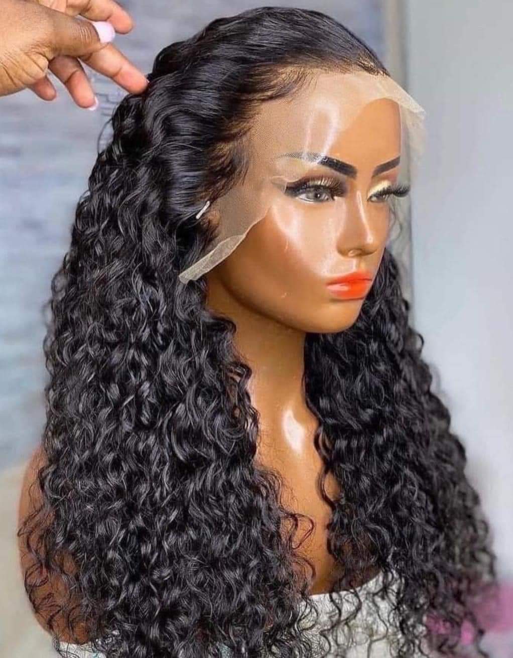 Grade 13A Deep Curly Lace Wig